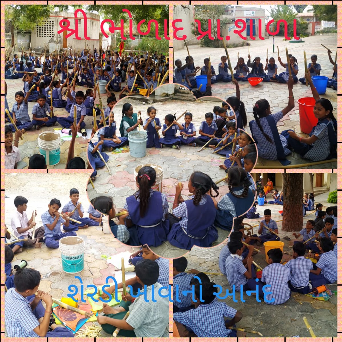 BholadSch's tweet photo. BHOLAD PRIMARY SCHOOL MA UTTARAYAN NI UJAVNI KARVAMA AAVI BALKOMA ANAND NO UTSAV https://t.co/cm91ShmVRQ
