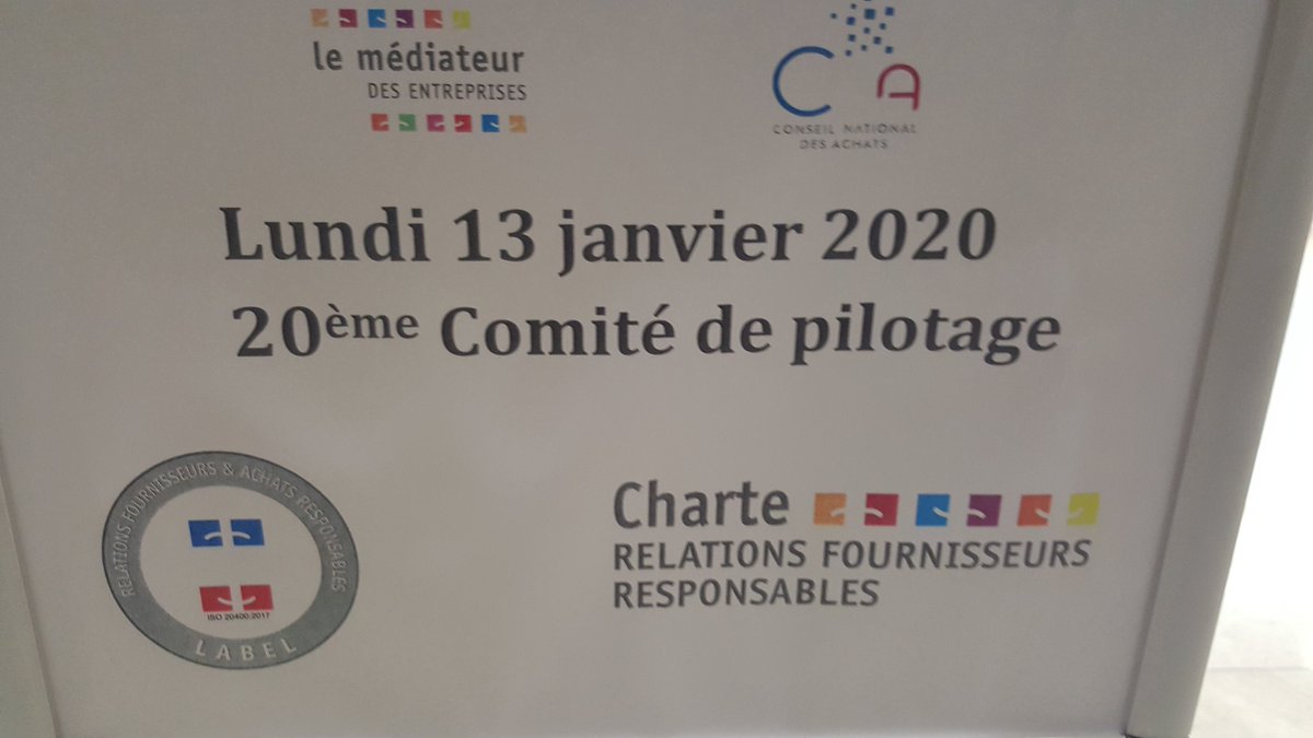 Auj <a href="/ugap/">UGAP</a> est ravie de retrouver <a href="/MedEntreprises/">Médiateur des entreprises</a>, les autres labellisés #RFAR et tous les acteurs de la charte et du label pour le 20eme copil !