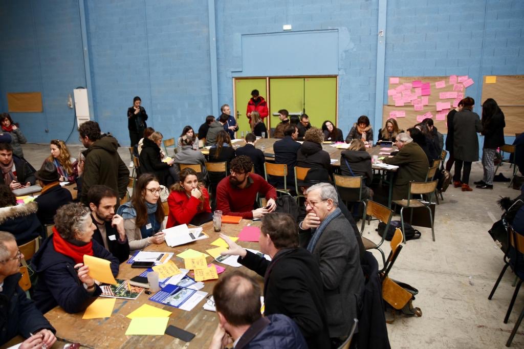 fibois_idf's tweet photo. [Live] 2ème atelier de travail pr la charte sur le thème de la réhabilitation 🚧 :

Mixité des matériaux, bois et rénovation énergétique, intérêt du bois pr les surélévations, réemploi, #économiecirculaire

#EGFB #constructionbois #boisdefrance #filièreforêtbois https://t.co/wBGrPTHfTE