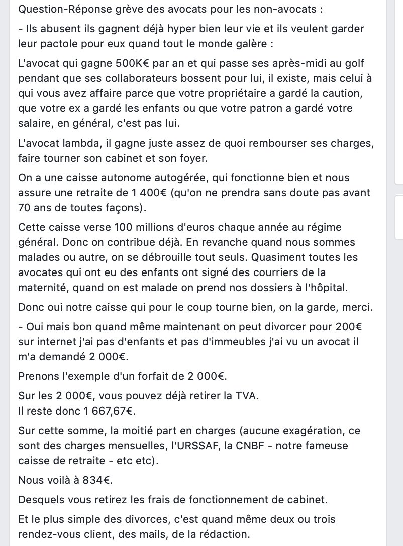 aslaguens's tweet photo. Question / Réponse grève des avocats pour les pas-avocats https://t.co/rRXzi0cUdV