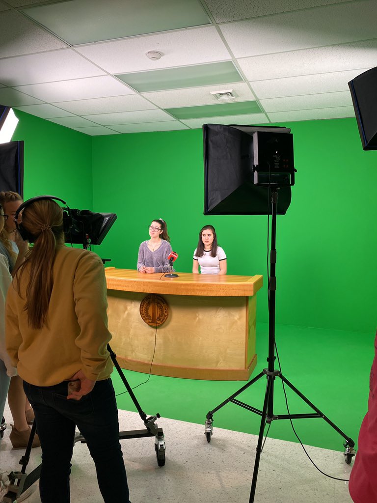 hprhs_Joe's tweet photo. Kicking off Monday with morning announcements first period! @HPRwildcats @kfenlon67 @hprhs_caroline @hprhs_caraz @hprhs_Mackenna @hprhs_tayia @Hprhs_Isabella #wildcats #hprhs https://t.co/rzZ4SrsZqW