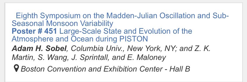 otrec2019's tweet photo. #OTREC2019 graduate student participant, Zane Martin presents his research work at #AMS100! 

#AMS2020 @ametsoc @NSF_GEO #NSFfunded #NSFgeo https://t.co/kH28NXwrhG