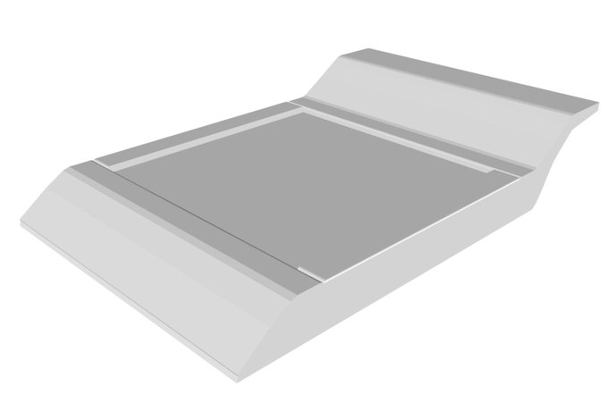 『搾精都市エロシオン』で手書きで描いてたSFベッドをblenderでモデリングしてみた!これは使える・・ッ!左.objファイル 右 クリスタでLT変換後トーン処理 