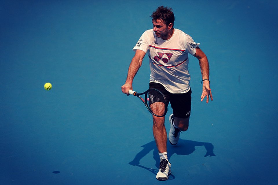 stanwawrinka's tweet photo. First practice to get in that Australian mindset! Feels great tu be back 🎾❤🇦🇺 #AustralianOpen #TrainingSession #Practice #StanTheMan #Melbourne #Australia2020 https://t.co/W8eMRbxF64