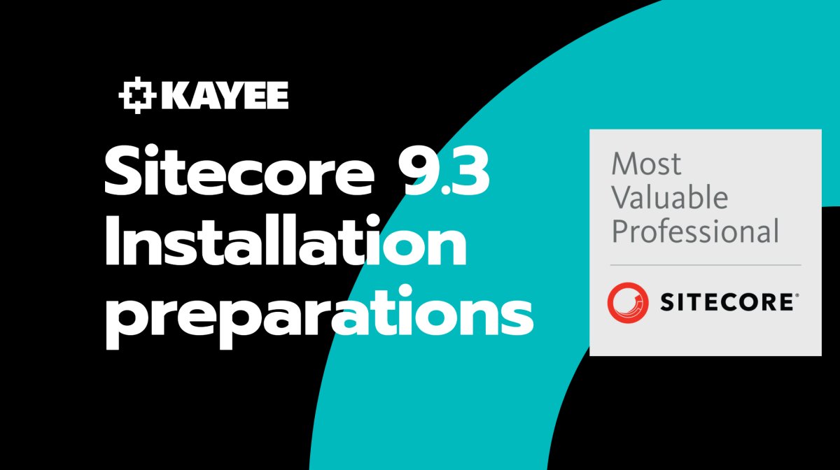 In this first video in the Sitecore 9.3 Installation series, we are going to take a look at all the preparations that we need to do in order to be ready to install Sitecore 9.3.

kayee.nl/2020/01/13/sit…

#sitecore #sitecore93
