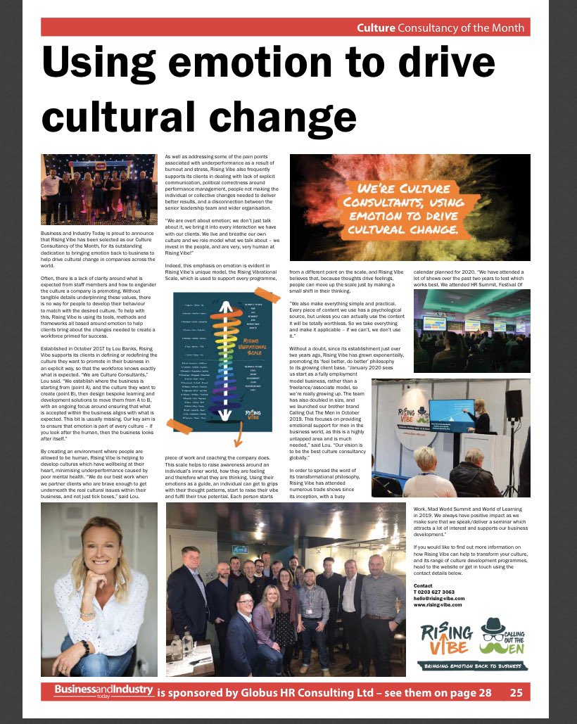 lou_loubanks's tweet photo. Very proud of this and my AMAZING team at @RisingVibeLtd 

#RisingVibe #OneVibeAtATime #FeelYourVibe #CallingOutTheMen #TopTeam #CultureConsultancy https://t.co/rJumJUAzTc