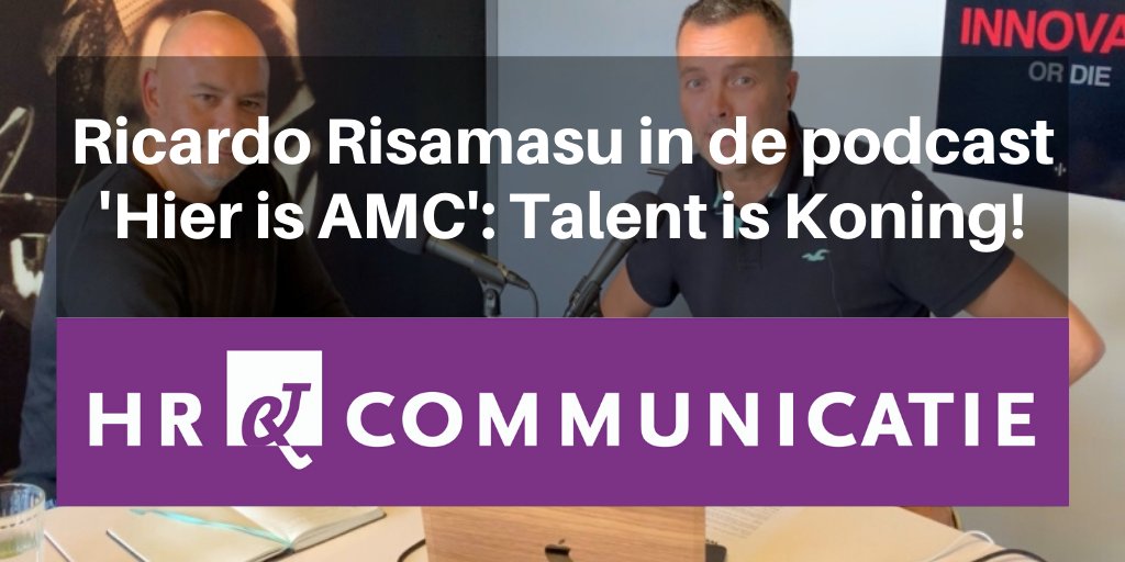HRCommunicatie's tweet photo. @marcelvdq zet het arbeidsmarktcommunicatie vak in de spotlights met zijn podcast 'Hier is AMC' - interview over de aanpak van @TalmarkNL: techniek, merk en marketing - https://t.co/kemmDtjCzl https://t.co/ZCDoHHIR2H