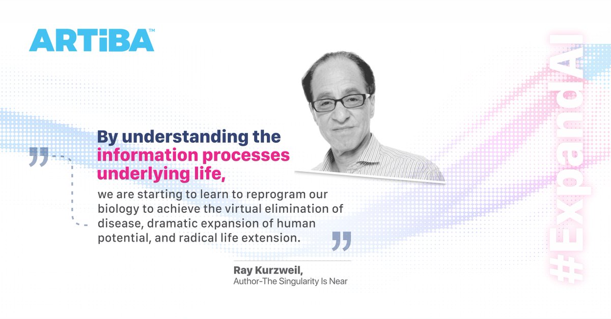 ARTiBA_Insights's tweet photo. Machines will make humans smarter on their way to singularity – a tipping point where machines out-think humans

#raykurzweil #singularity #artificialintelligence #machineleaning #deeplearning #digitaltransformation #technology #digital #quotes  #Artiba #ExpandAI #AI #ML https://t.co/ZcQjOqDzpK