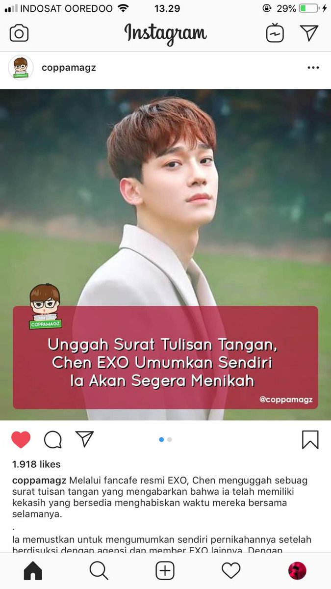 Congratsssss mas jongdae yang ga ada kabar dating tiba tiba kawin, sekarang aku jadi gayakin kalo mas <a href="/B_hundred_Hyun/">Baekhyun_EXO</a> dan mas canyul jomblo🙄