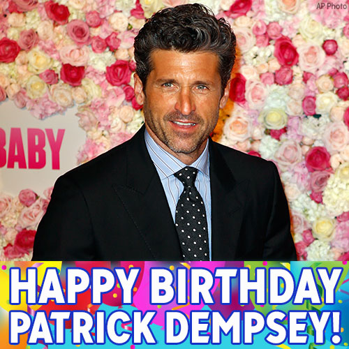 Happy Birthday, McDreamy! Former Grey s Anatomy star Patrick Dempsey is celebrating today. 