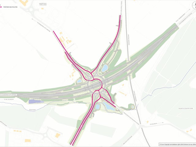 EdinburghGreens's tweet photo. The proposal to turn Sheriffhall roundabout into a spaghetti junction isn’t an upgrade, it’s a step backwards. 
@AlisonJohnstone - “This is the 21st century, and we are in a climate emergency. £120m could go a long way in transforming our capital for the future." #StopSheriffHall https://t.co/rdOVEYDo1w