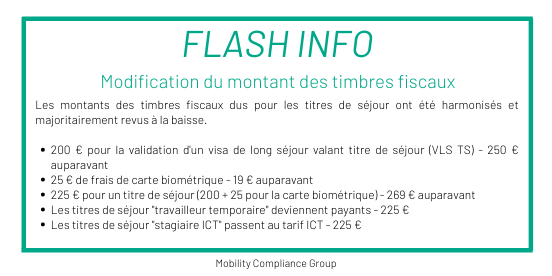 Mobility_Comp's tweet photo. Flash info - Modification du montant des timbres fiscaux

Nos experts sont à votre disposition pour toute question : hello@mobility-compliance.com

#immigration #timbresfiscaux #titredesejour https://t.co/cUtb5uVeAg