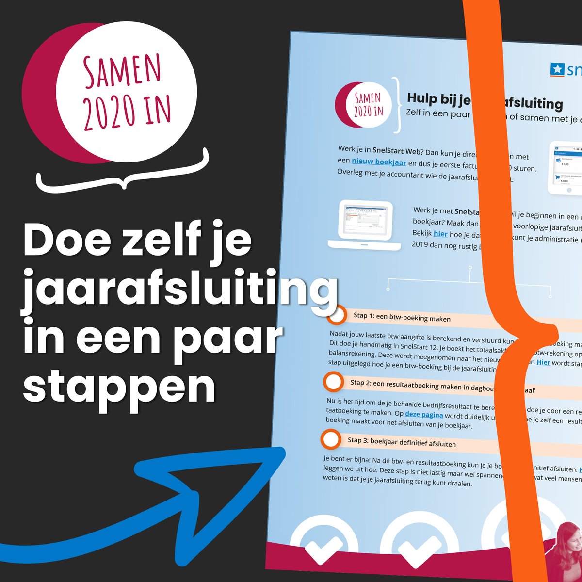 Zelf het boekjaar afsluiten? Het is makkelijker dan je denkt! Bekijk het stappenplan
: hubs.ly/H0mysws0 #Samen2020in