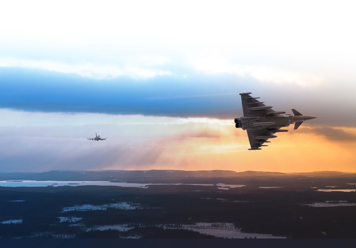 Eurofighter takes off for the Finnish Air Force’s series of Flight Evaluation Trials #HXChallenge.
Read more: 
eurofighter.com/news-and-event…