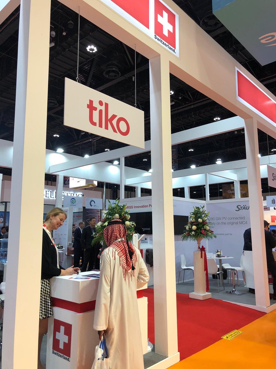The World Future Energy Summit in Abu Dhabi has started. Meet Ann Goossens from our Business Development team at our booth 7210 at the Swiss Pavilion and learn more about tiko. 
#WorldFutureEnergySummit #tiko #WFES  #Swissinnovation #energy #energytransition #innovation