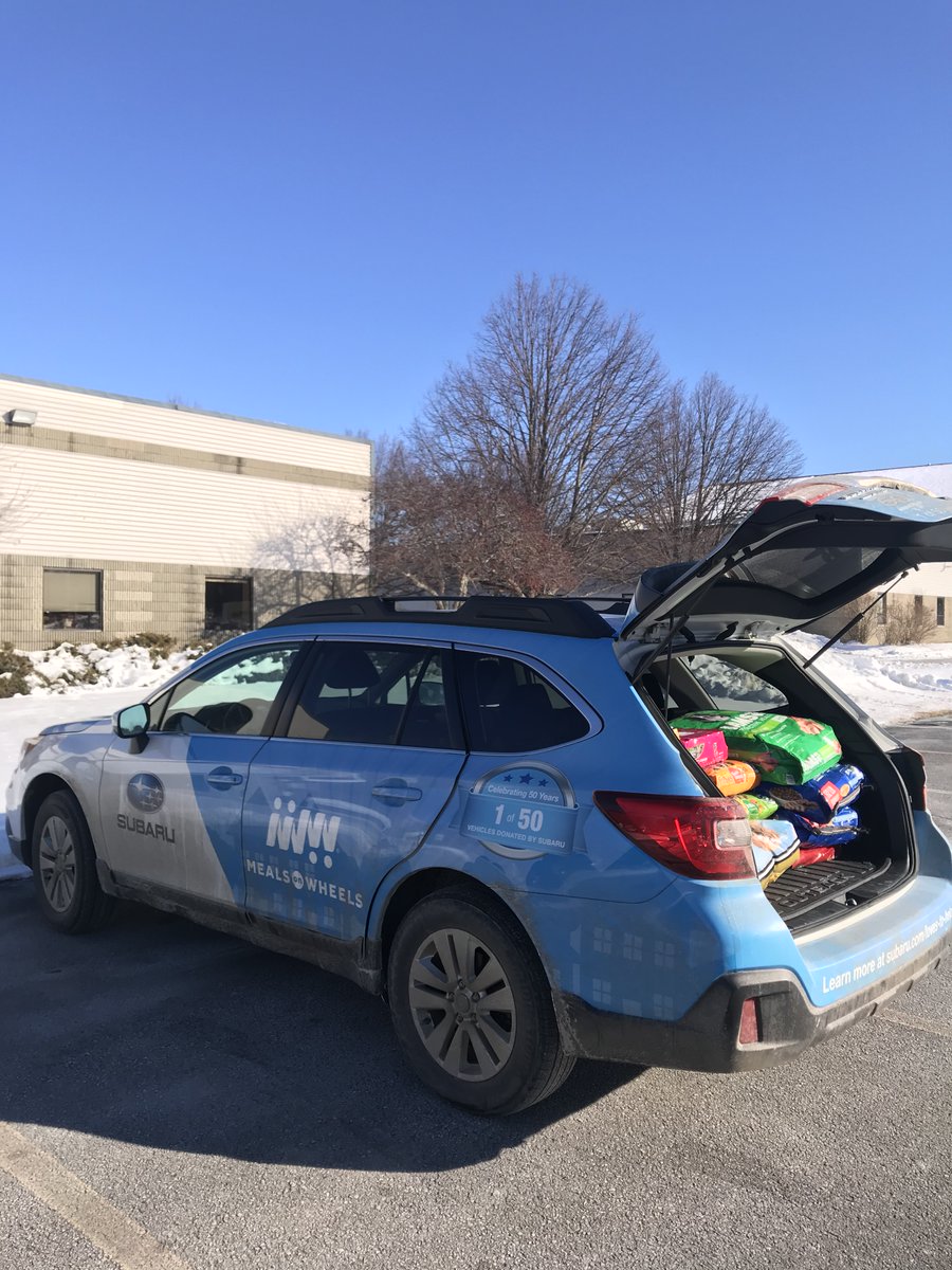 Our Pets on Wheels program is in need of cat food.  Donated items must be unopened with a viable sell-by date.  Pick up of these donations can be arranged. For more information, contact Kari or Jayne in Nutrition at SeniorsPlus by calling 1 800 427-1241. #SubaruLovePromise