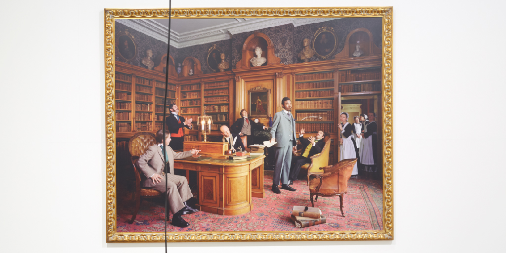 lethabygallery's tweet photo. Yinka Shonibare 'Diary of a Victorian Dandy: 14:00 hours'.
Currently on display at our #CounterActs exhibition. Documenting @UAL shared history with Turner Prize and the impact of artists who have studied with us.
https://t.co/LD4ucN46U4 https://t.co/cunhuD4Y7u