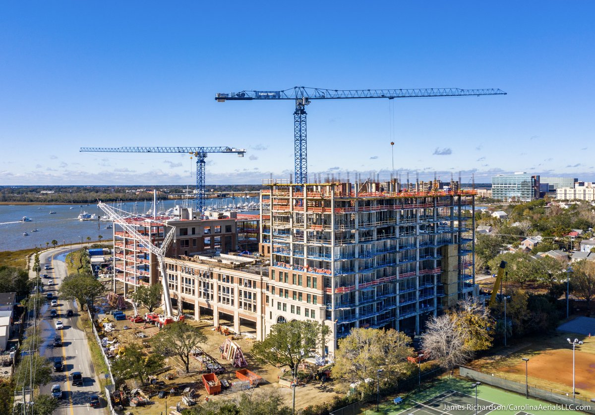 #Drone view: The Jasper, Charleston, SC <a href="/JasperCHS_/">The Jasper</a>  <a href="/thebeachcompany/">The Beach Company</a> <a href="/AntunovichAssoc/">AntunovichAssociates</a>