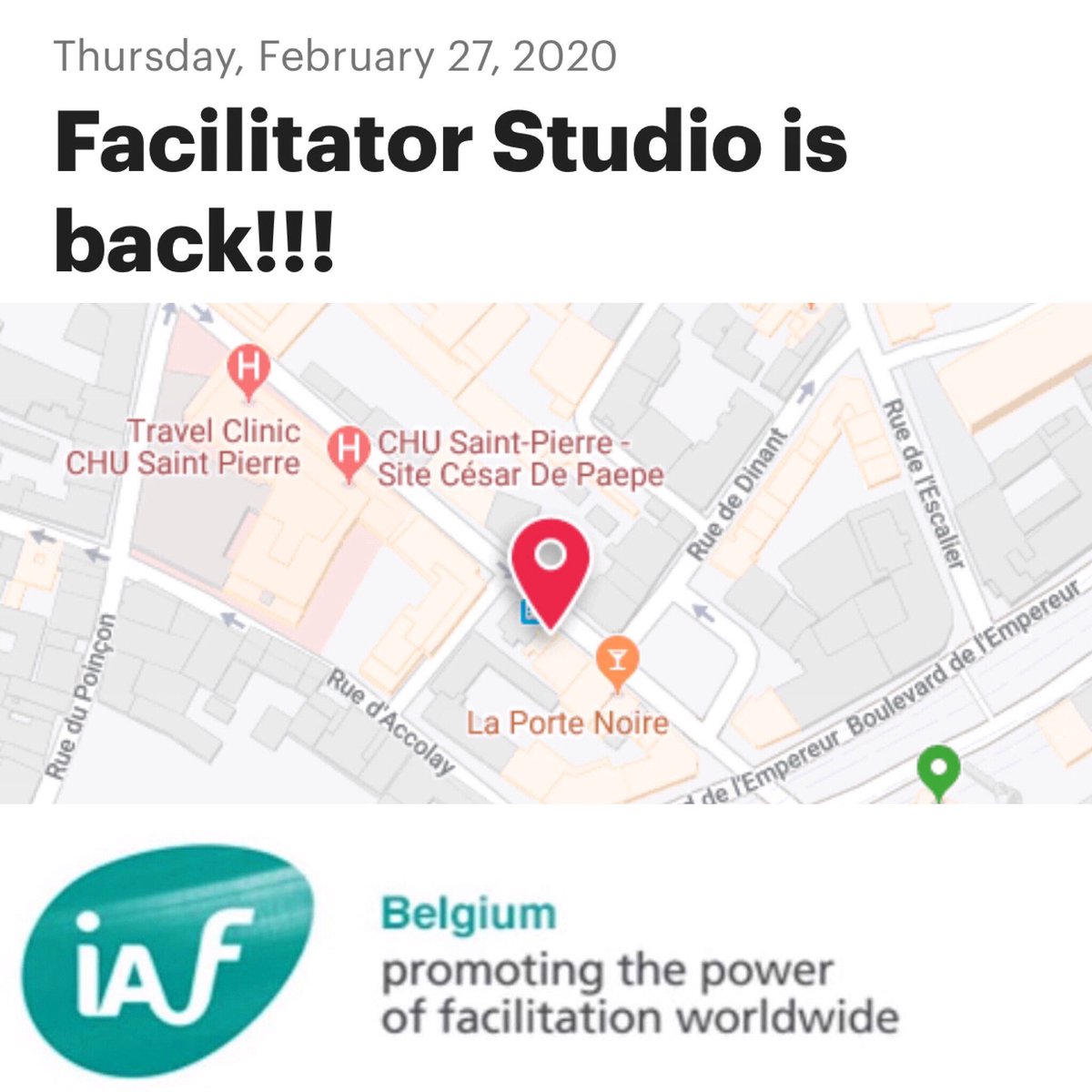 iaf_eme's tweet image. Join @IAFBelgium facilitators and friends for a workshop try-out with Monica Dimitriu! 🎉 #facilitation #IAFmeetup @IAFacilitators