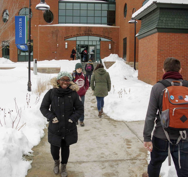 ChampAdmissions's tweet photo. Welcome back Champlain Students! Good luck on your first day of the Spring 2020 semester. 📚✏️❄️ https://t.co/74OXwnERBL
