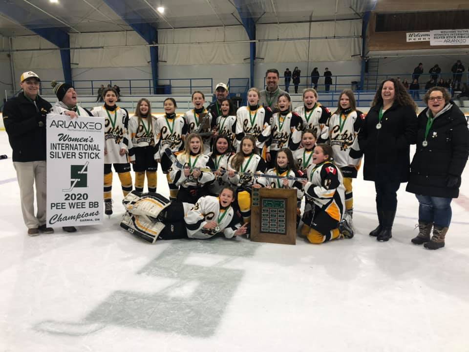 SFCubs's tweet photo. Congratulations to the Peewee BB Cubs who won gold in the Sarnia Silver Stick Tournament! Congratulations Cubs! #gocubsgo https://t.co/VksoOw6BeT