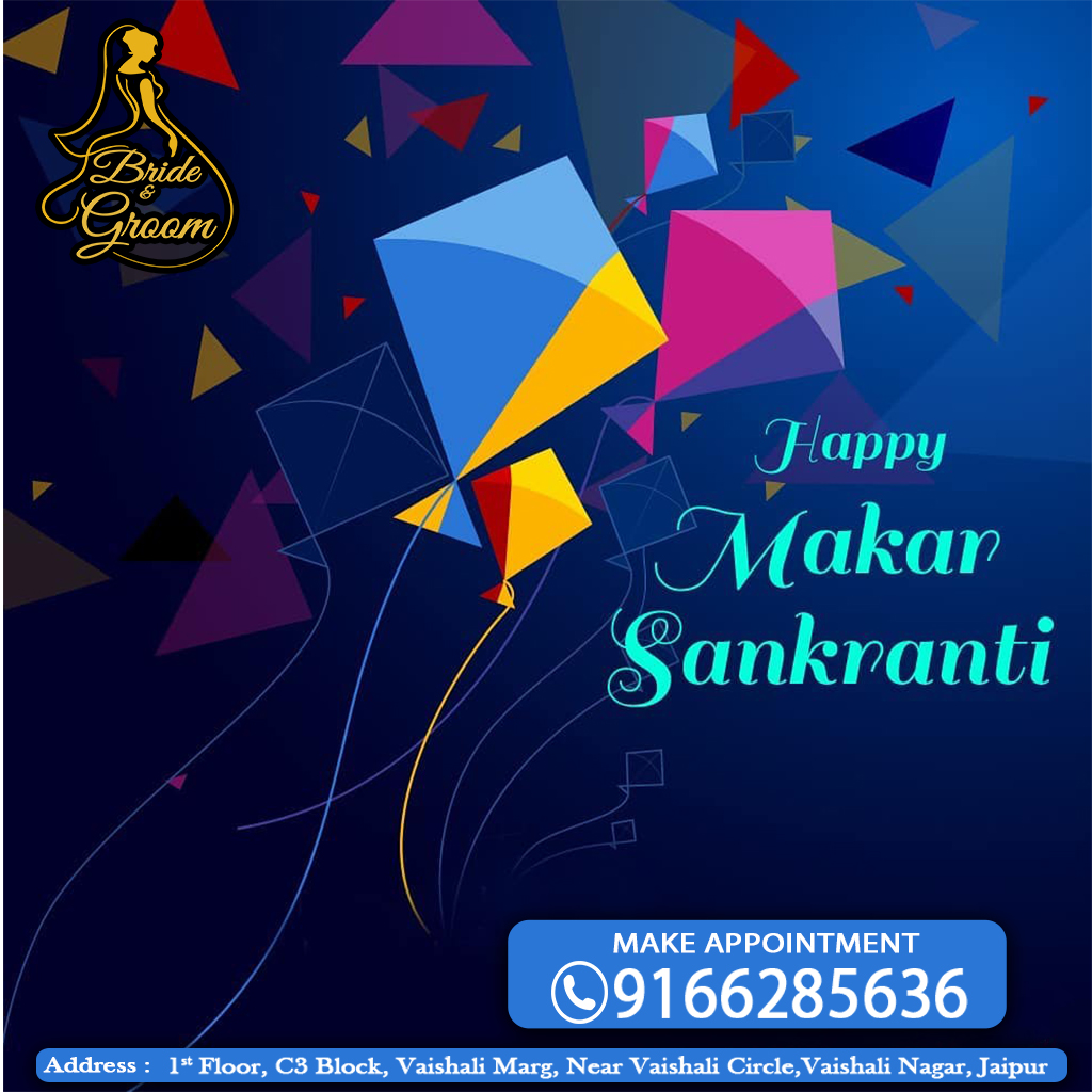 BrideSalon's tweet photo. “Wish You and Your Family A Joyful, Healthy, Prosperous and Happiest Makar Sankranti Ahead..!”

#sankranti #sankrantigift #kitefestival #internationalkitefestival #supercitylifestyletownship #instagram #kitemessage #lifestyle #festival #kites #makarsankranti #patang #fancykites https://t.co/SsNcO8RXDA
