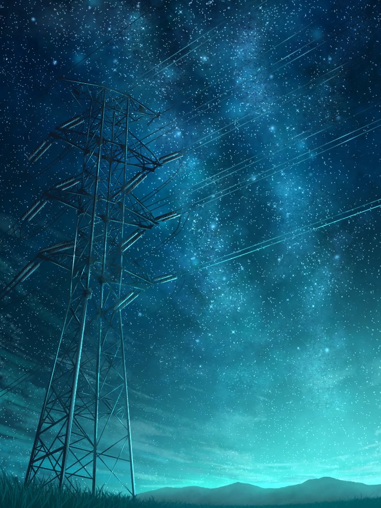 しゅぷれい 紺碧の夜空 背景イラスト アイビスペイント 絵描きさんと繋がりたい しゅぷれい 紺碧の夜空 背景イラスト アイビスペイント 絵描きさんと繋がりたい