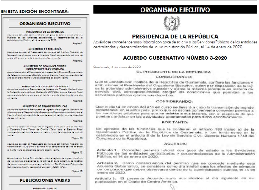 Descanso laboral para mañana por cambio de gobierno. <a href="/MineducGT/">Mineduc Guatemala</a> .<a href="/mingobguate/">MinGob</a>
