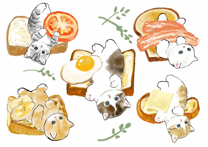 「目玉焼き トースト」のTwitter画像/イラスト(人気順)