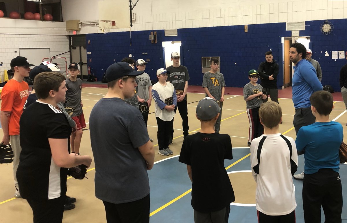 Former MLB player <a href="/CC20rake/">Chris Colabello</a> joined our clinics last Friday to give the kids an amazing opportunity to learn hitting from a pro! The night ended with an indoor ball game with Chris pitching to the kids, what a great life long memory! Thanks to <a href="/HSCoach_Beau/">NM Patriot Baseball</a> for setting this up!