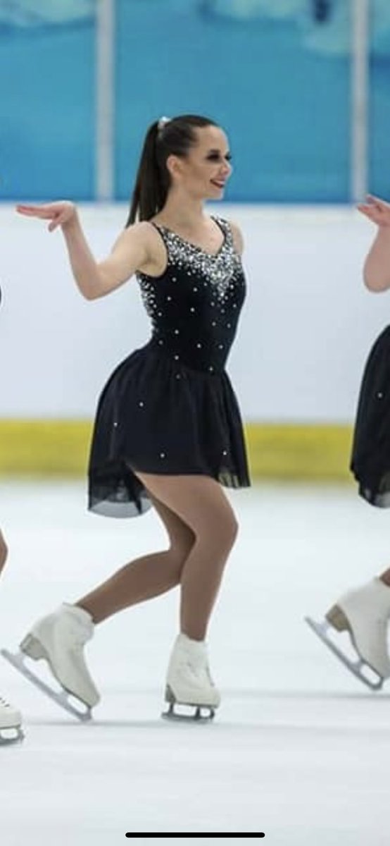 KatieFerguson46's tweet photo. After two strong skates, Solway Stars placed 7th in the junior category of the international Britannia Cup against world class teams. This also earned us a silver medal🥈in the British Synchronized skating championships! Scoring a total of 94.96 points ⛸🌟 @LarbertHigh @S4LHSYT https://t.co/7HhLG5CSym