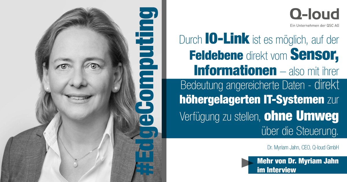 Nach der Veröffentlichung des Standardwerkes "IO-Link - Brückentechnologie für Industrie 4.0" stellt Dr. Myriam Jahn nun im Interview vor, wie etabliert das Konzept IO-Link heute in der Industrie ist.
lnkd.in/guzaFJJ

Mehr Infos zum Event:
nextact.site