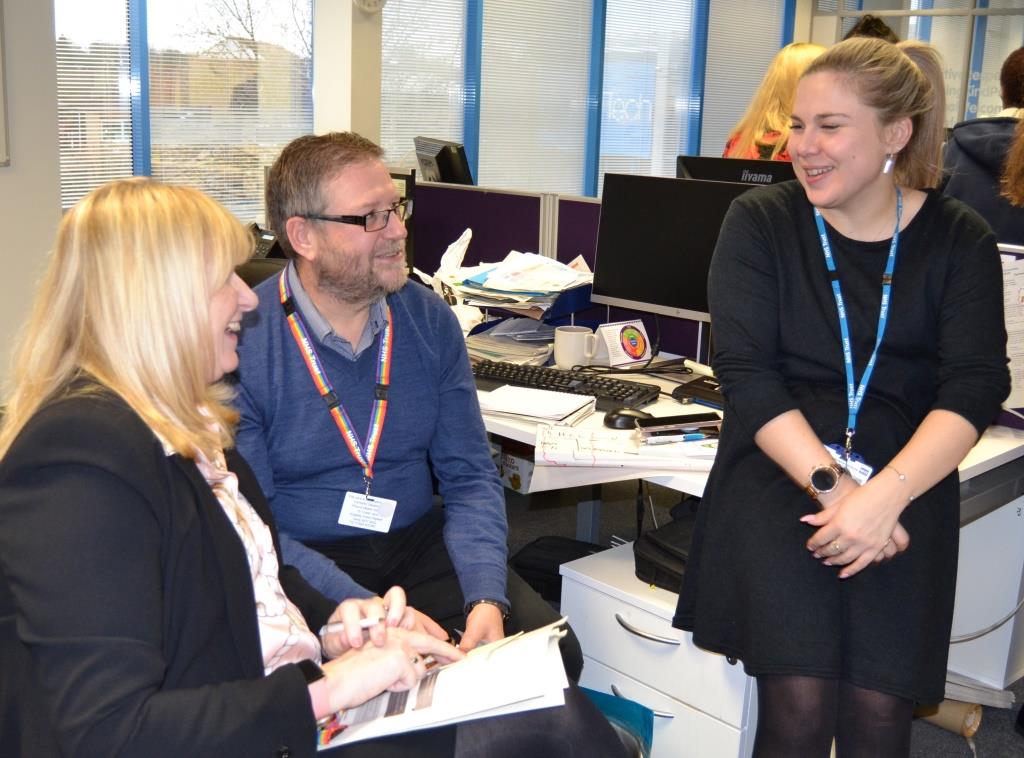 HPFT_NHS's tweet photo. Day one of our Good to Great Roadshows 2020, with our Chief Exec @CahillT1 asking for suggestions about how the organisation can continually support staff to feel valued, supported, engaged and fulfilled at work #BuildingOnOutstanding https://t.co/T4698prpvI