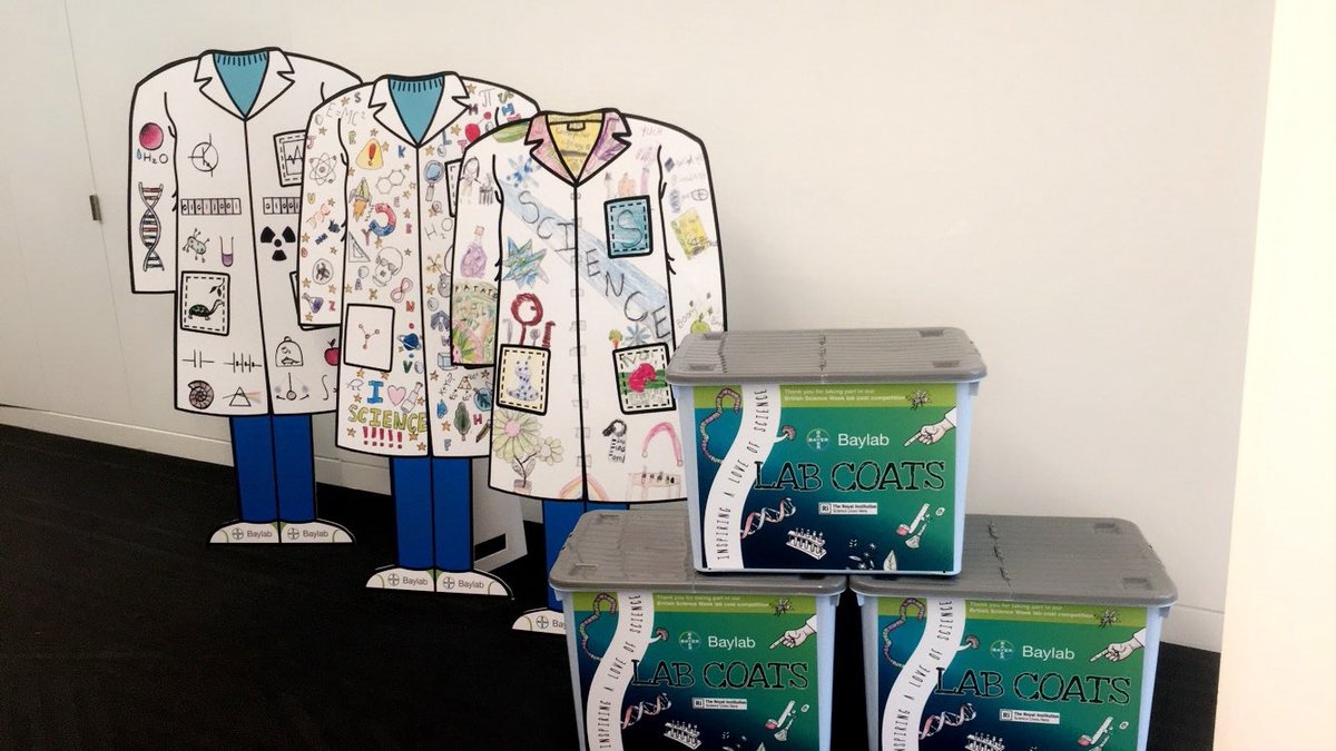 UKBayer's tweet photo. Registrations for @UKBayer @BayerBaylabs annual Lab Coat Competition for British Science Week 2020 are now open. Find out more here https://t.co/G2CzvniJAL to be in with a chance of winning a set of lab coats for your school/youth group! #Baylab #BSW20 #Inspiringaloveofscience https://t.co/tfz4r01Qbk