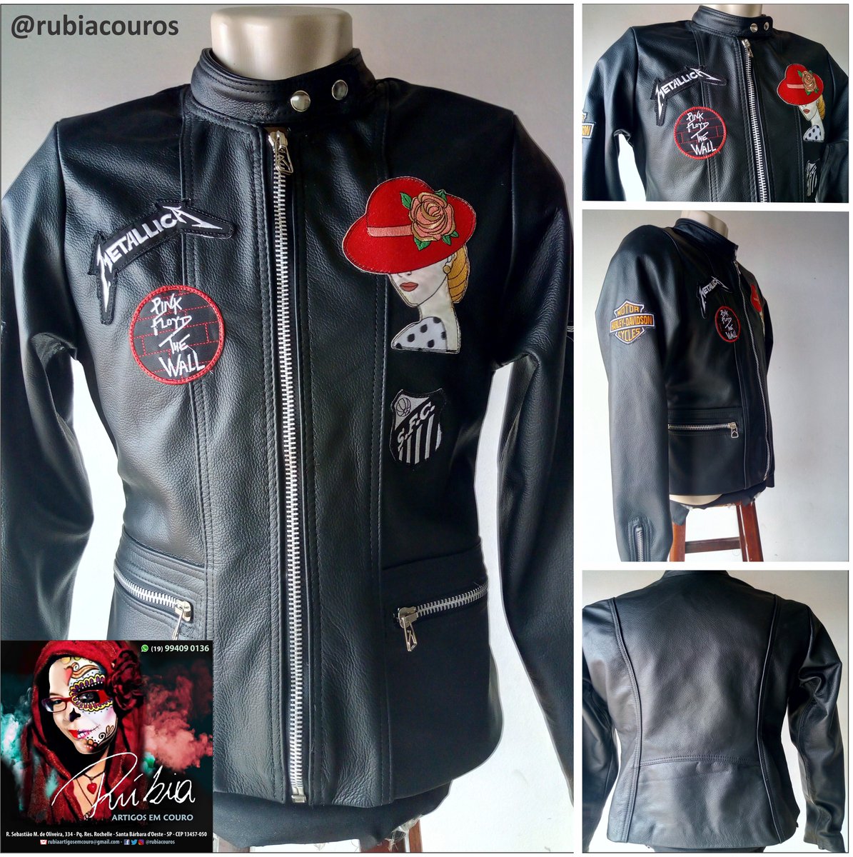 jaqueta de moto clube