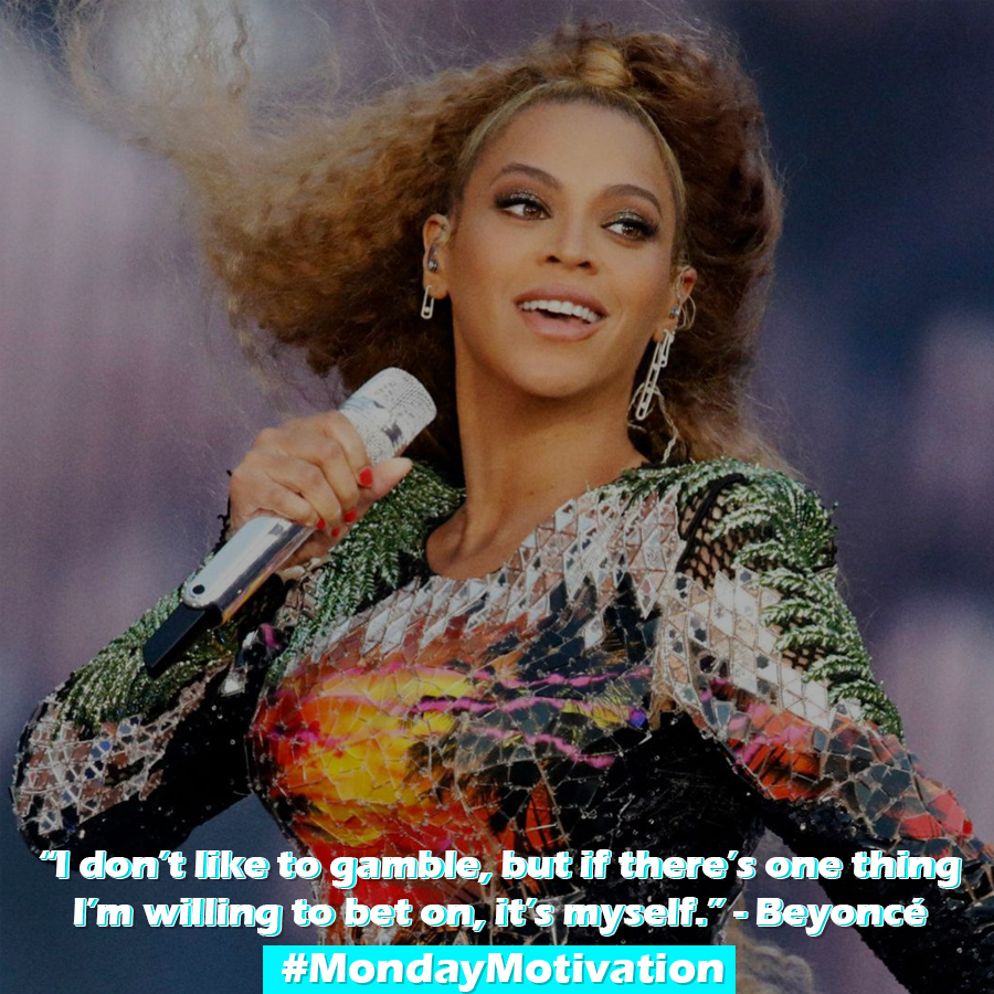 my_bccc's tweet photo. “I don’t like to gamble, but if there’s one thing I’m willing to bet on, it’s myself.” - @Beyonce. Happy #Monday everyone! Always bet on and believe in yourself! 💪🏿💖💪🏼
#IamBCCC #BCCC #Baltimore #City #HigherEducation #CommunityCollege #MondayMotivation #Beyonce #Quote #Success https://t.co/Vh0ixlYaGu