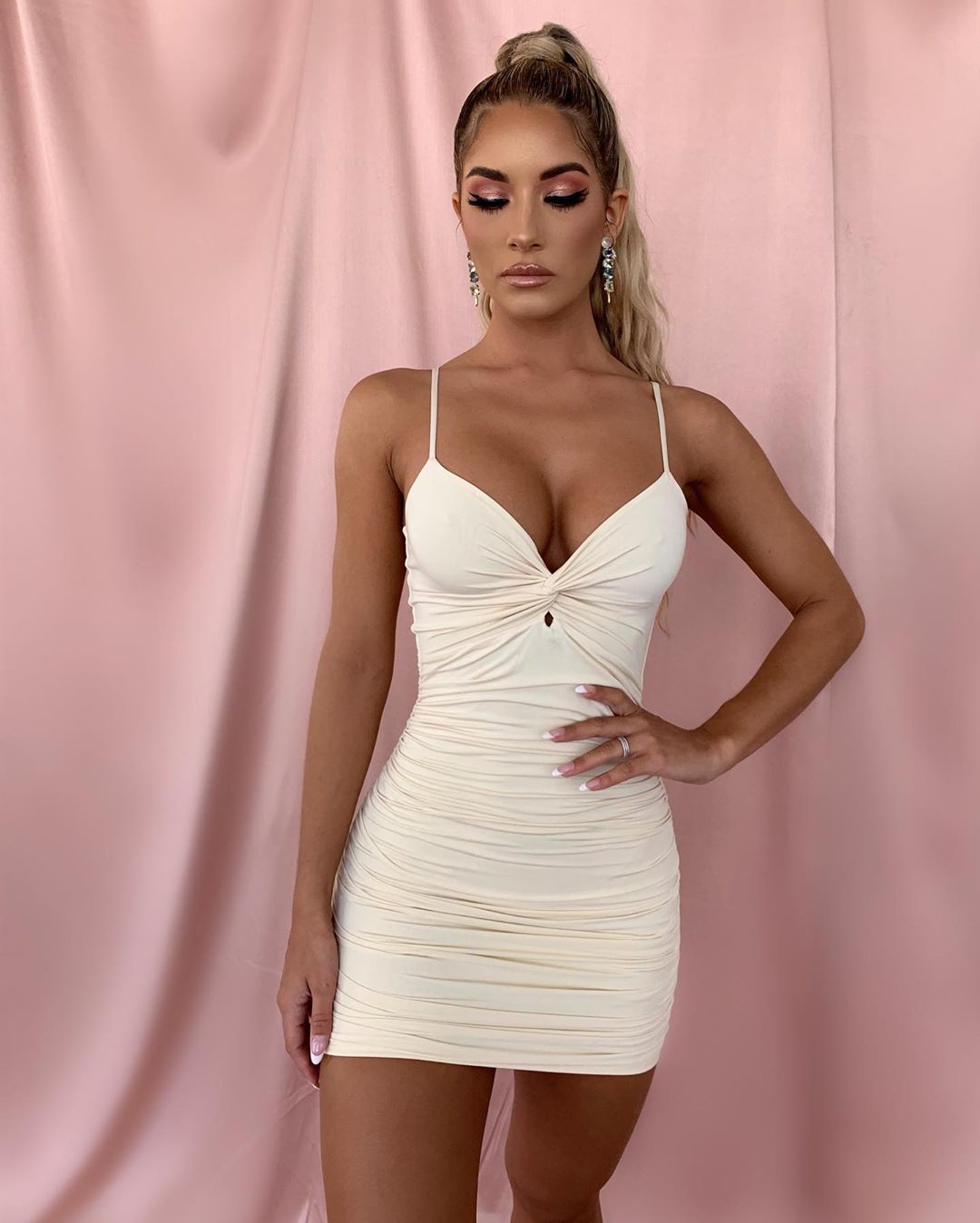 Only fools ruche in midi dress cheap