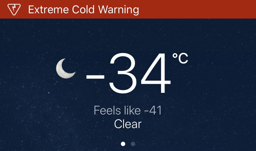 Extreme Cold Warning. #ymm <a href="/DougNicholls2/">Doug Nicholls</a>