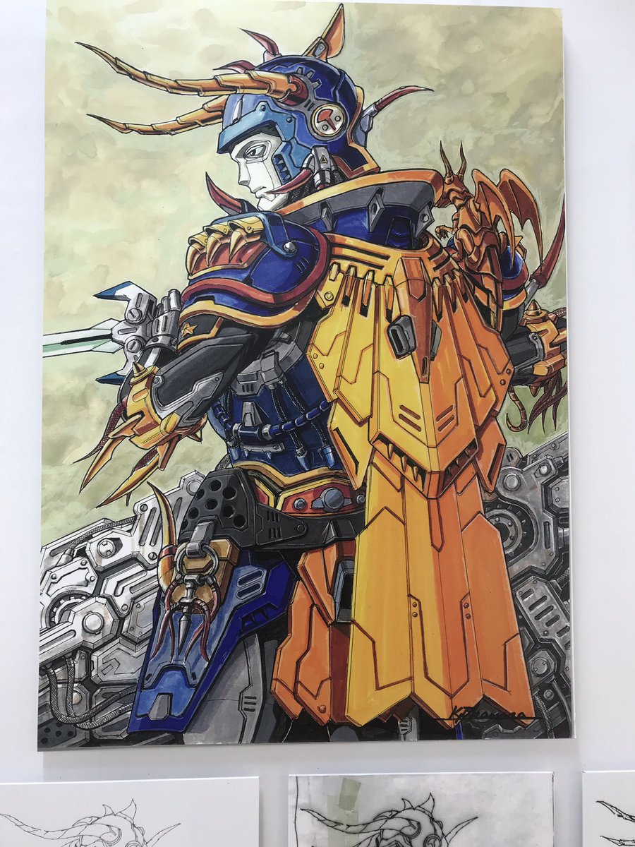 38mo3's tweet photo. 招待券を頂いたので、終了前日にラフ♾絵展へ行きました。
天野先生目当てで鉛筆の線など制作過程が見れたのに感動しつつ、他先生方もそれぞれ個性があり…面白い組み合わせでした‼️
ギャラリートーク等のイベントも、参加したかったな〜🖼
#ラフ絵名古屋展 https://t.co/JmVAiFcDaN