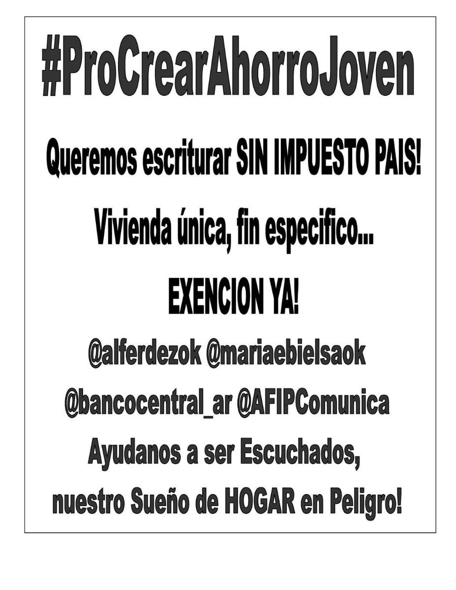 solcitonavarro's tweet photo. @alferdez @Kicillofok @wadodecorrido @FerRaverta Respuestas @alferdez @MariaEBielsaOk @Martin_M_Guzman @AFIPcomunica @BancoCentral_AR  @DiputadosAR @C5N @AmericaTV @todonoticias @cronica @GrupoClarin @clarincom @eltreceprensa @eltreceoficial @infobae @losleucoTN @BancoCentral_AR @SantiCafiero 
@mdzol #ProCrearAhorroJoven https://t.co/zj9iwVpUoh
