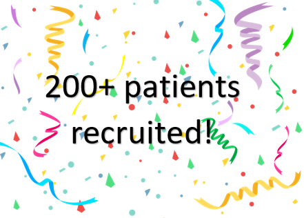 TOPIC2Trial's tweet photo. Thank you to our excellent sites for achieving this over 12 months of recruitment! Onwards and Upwards for 2020! @POMCTN https://t.co/7Bptno5NEh