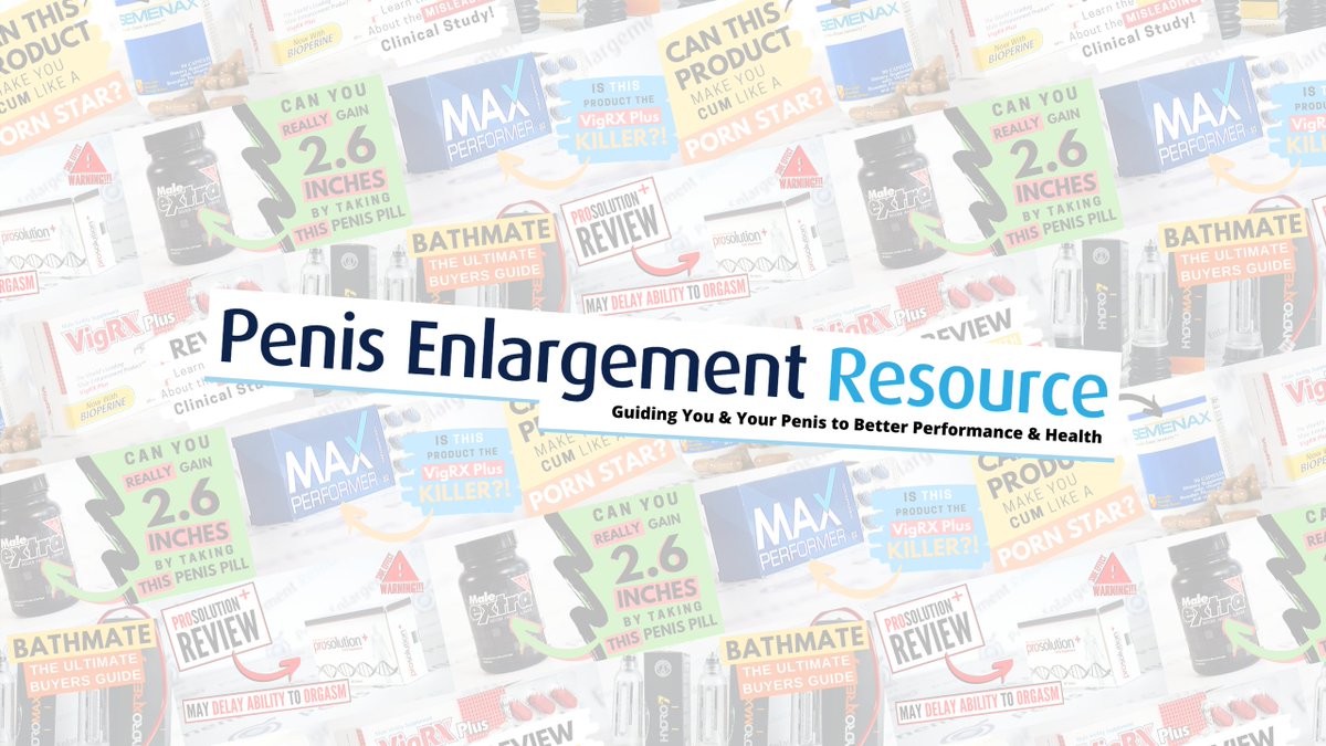 We're on Youtube - don't forget! Come and subscribe for all the latest product reviews! youtube.com/c/penisenlarge…