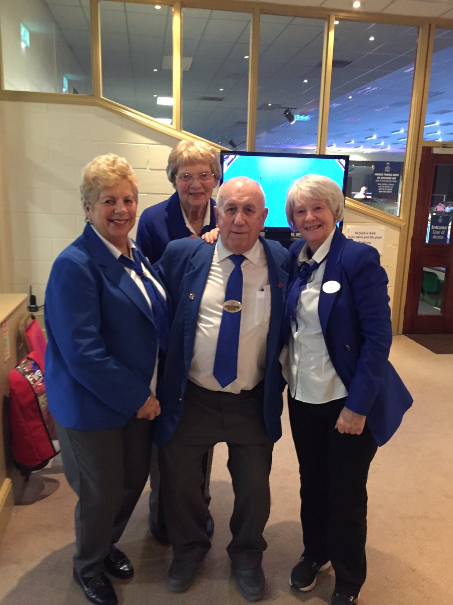 The hard working Stewards at Just. 2020 World Indoor Bowls Championships <a href="/WeAreJustUK/">Just</a> <a href="/PottersResort/">Potters Resorts</a>
