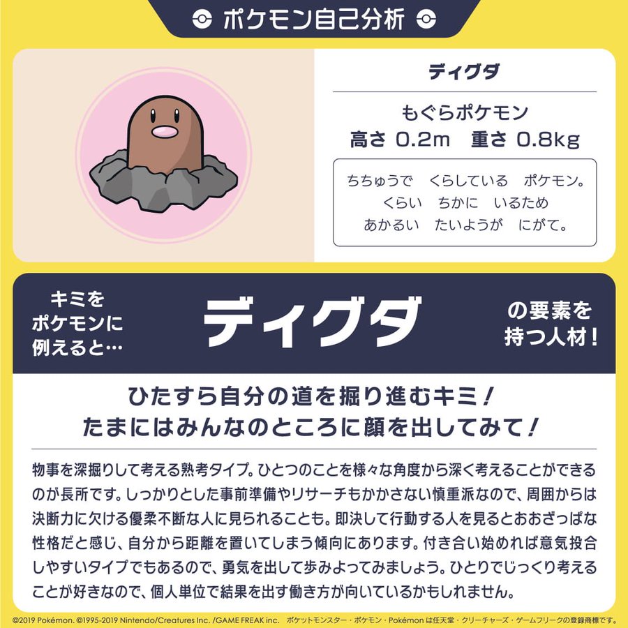 当たる ポケモン自己分析 診断 実際にやってみた ポケモン種類一覧も 就活の教科書 新卒大学生向け就職活動サイト