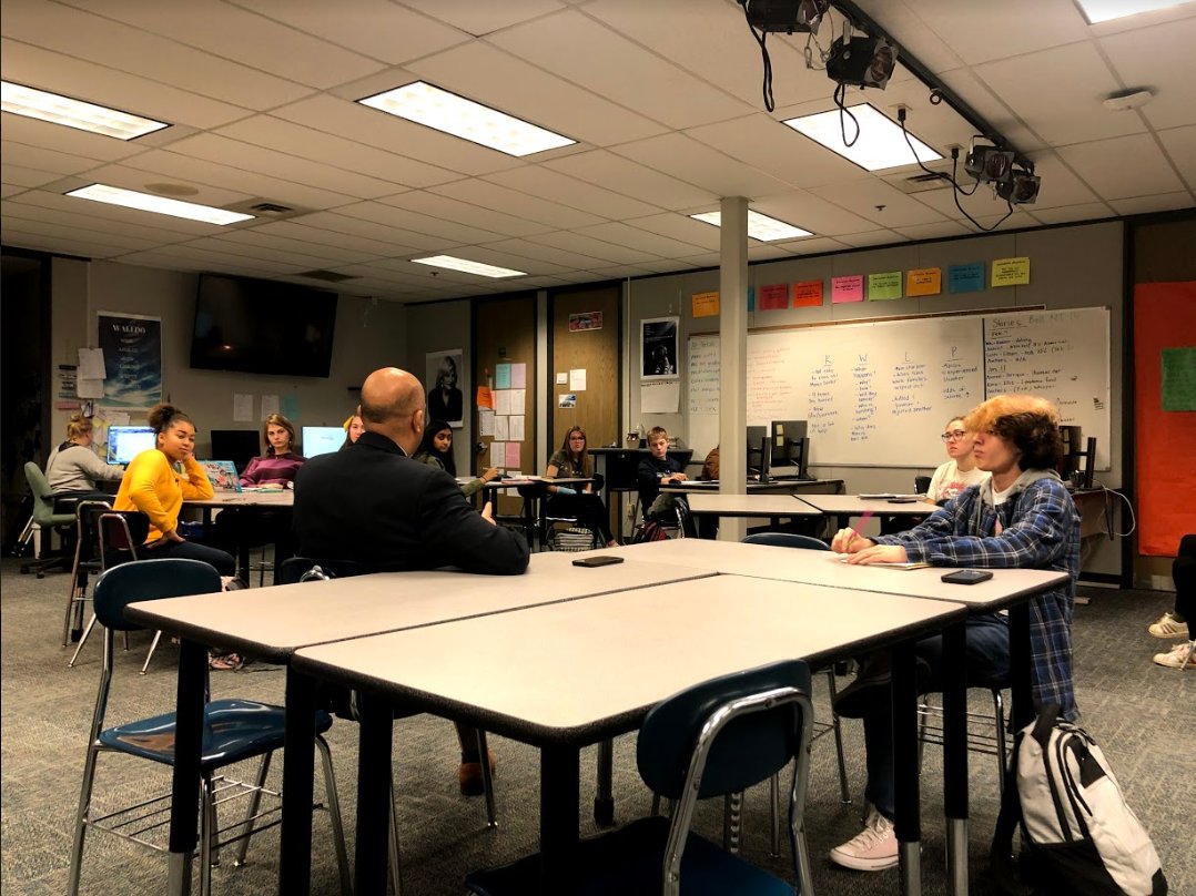 wkhsravine's tweet photo. Special thank you to @DrNeilGupta for hosting a round table to answer our journalist's questions about how we can improve as a district! #ItsWorthIt https://t.co/Re8x9TtqGV