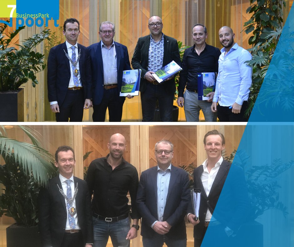 2020 is goed begonnen voor #7Poort! Sinds vr 10/1 zijn we 4 mooie bedrijven rijker, namelijk Tiemex &amp; Stefco logistic services b.v., W&amp;O Products B.V., Peters Installatietechniek en Peters Holding. Vida Rijsttafelprodukten tekende voor de uitbreiding van hun huidige vestiging.