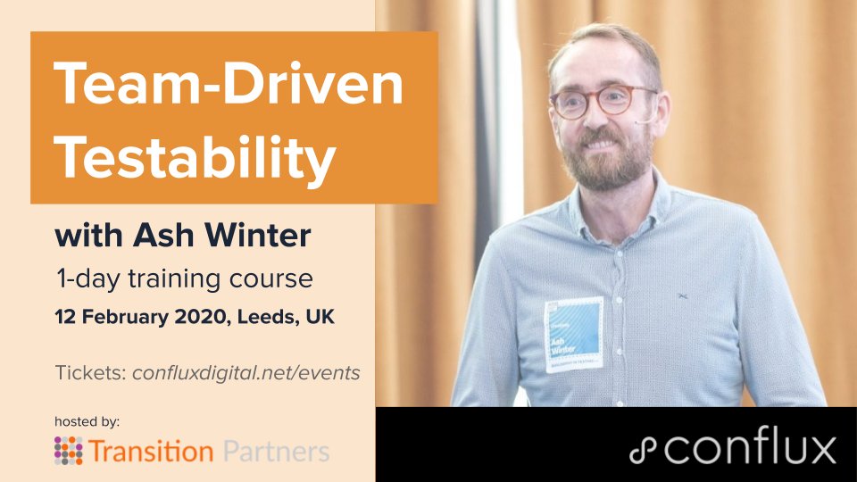 TransitionPRec's tweet photo. We are really excited to be hosting another fantastic Training session with Ash Winter & Matthew Skelton from @ConfluxHQ on Wednesday 12th February! #tpevents #test #training https://t.co/wUBjNPQCNx
