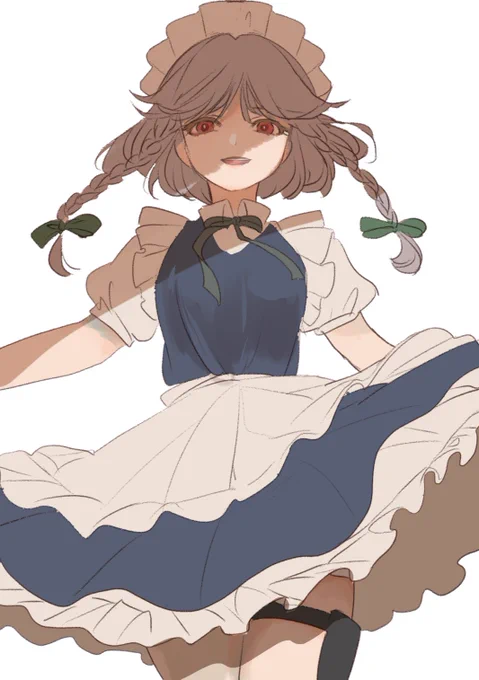 咲夜さん(+15分) #深夜の真剣お絵描き60分一本勝負 
