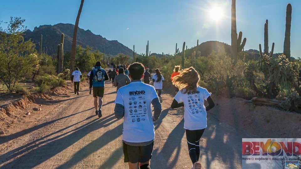 AzRobChef's tweet photo. #MedalMonday #BeyondTucson our medal was the community coming together to move explore nourish and connect Photo credit: Goatographer #SaguaroNationalPark https://t.co/euufZDwH5P