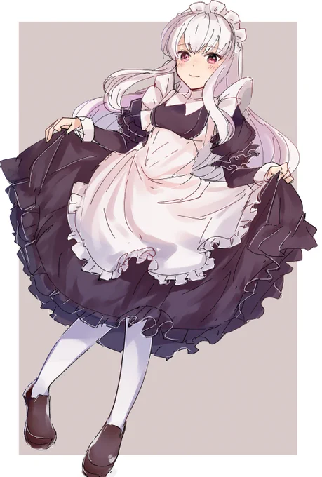 リシテアちゃん落書き
メイド服かわいい 